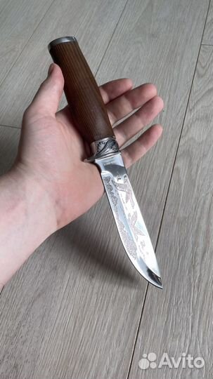 Нож Утка с рисунком