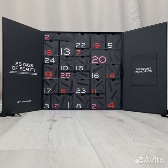 Коробка от Адвент календаря Net-a-porter