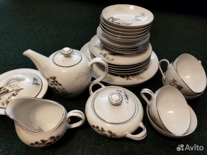 Японский фарфоровый чайный сервиз