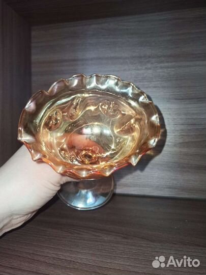 Набор графин, рюмки, ваза, конфетница