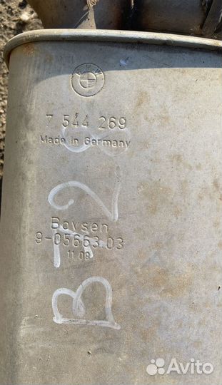 Выхлопная система BMW E60 N54B30A