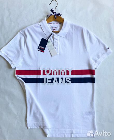 Tommy Jeans поло мужское (XL) Оригинал