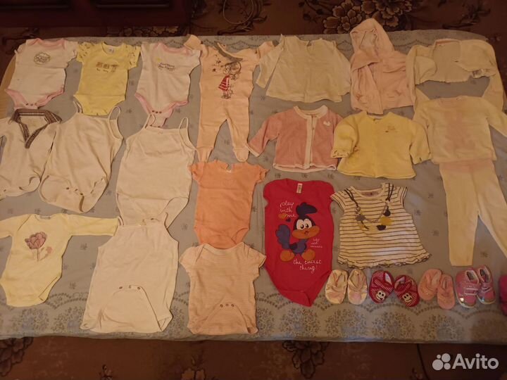 Вещи пакетом для новорожденной девочки