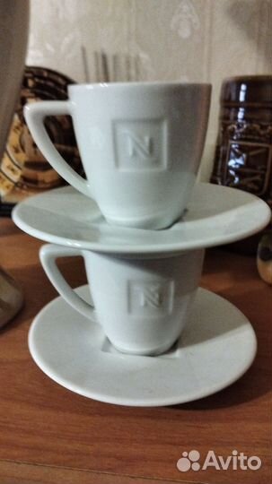 Ваза с цветочками СССР, чашки, кружка, термос