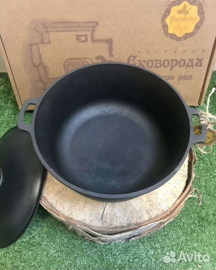 Кастрюля чугунная 5 л