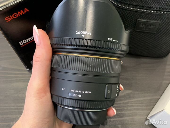 Объектив sigma 50 mm 1.4 для nikon