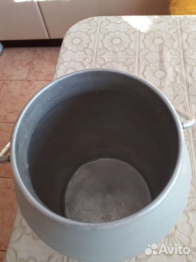 Бидон алюминиевый эмалированный