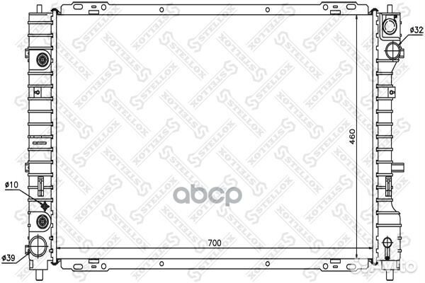 10-25380-SX радиатор системы охлаждения Ford M