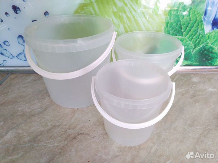 Набор вёдер 3, 5 и 10 л