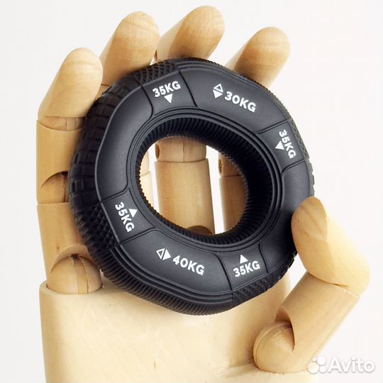 Эспандер кистевой для пальцев рук 3в1 30кг/35кг/40