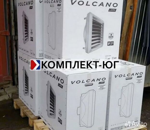 Водяные тепловентиляторы Волкано vr 1,2,3