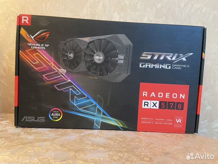 Asus AMD Radeon RX 570 strix OC 4Gb