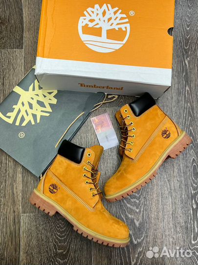 Timberland ботинки мужские кожаные зимние