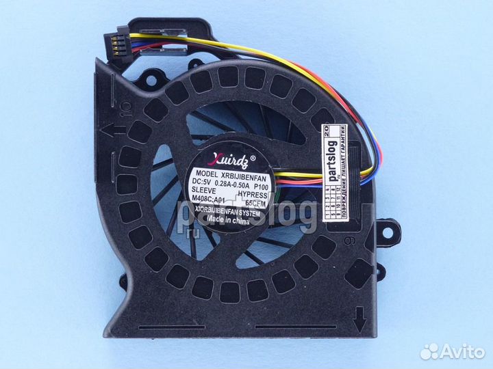 Вентилятор для HP DV6-6000, DV7-6000 5V 0,50A 4-pi