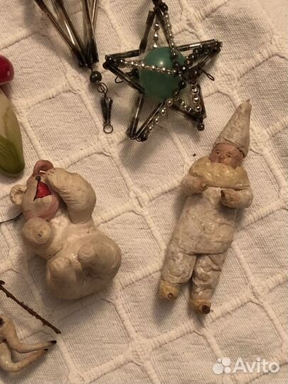 Елочные игрушки СССР на прищепке