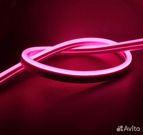 Тонкий гибкий неон LED NEO neon 220 Вольт 8х16