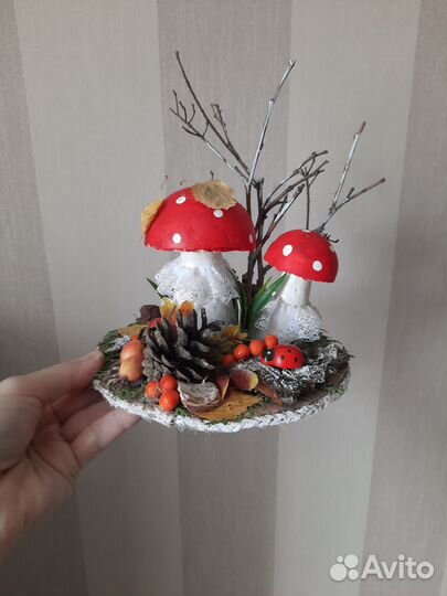 Осенняя поделка из природных материалов