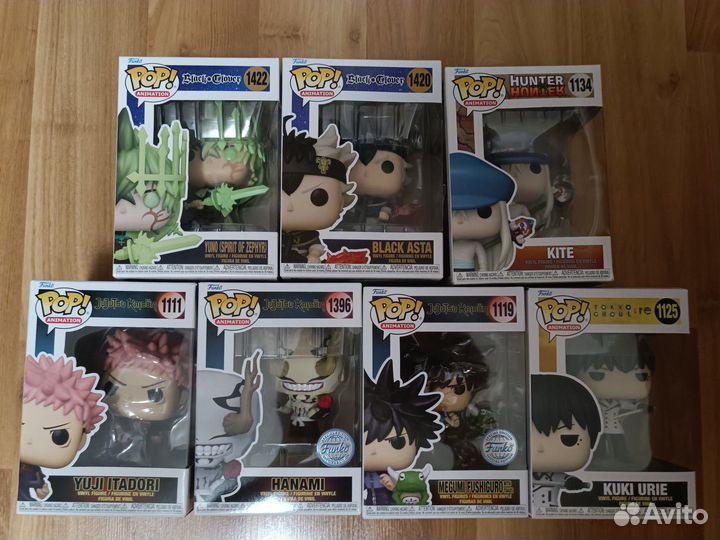 Funko pop jujutsu kaisen hunterxhunter