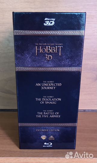 Hobbit - Трилогия. (6 3D Blu-ray + 9 Blu-ray)