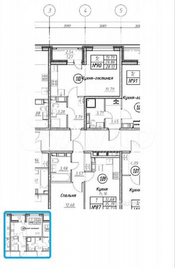 Квартира-студия, 28,1 м², 7/16 эт.