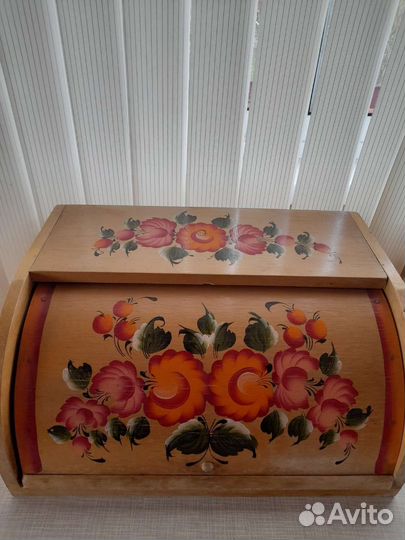 Хлебница деревянная СССР