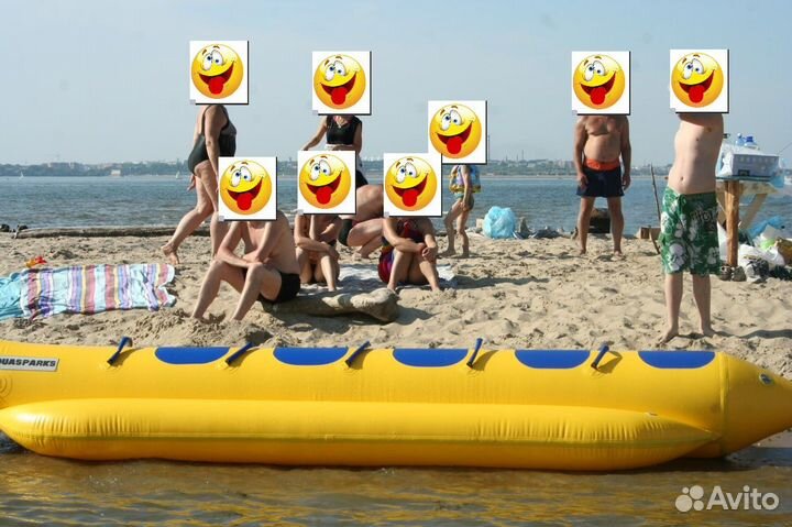 Водный банан 5 местный aquasparks