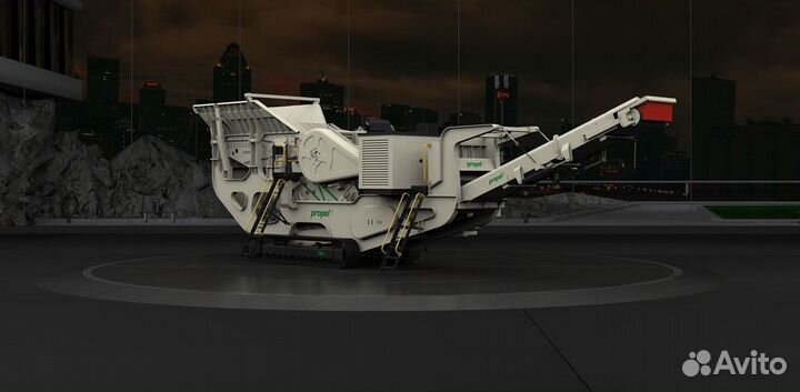 Мобильная щековая дробилка