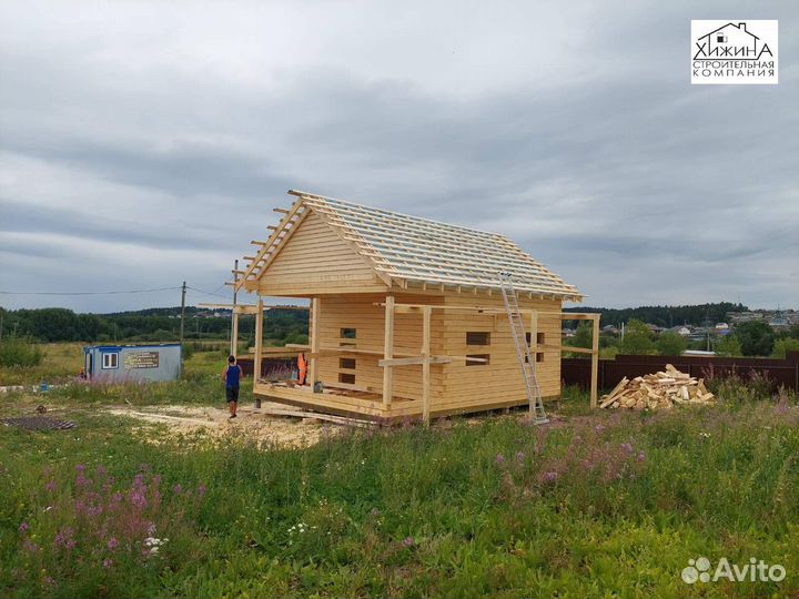 Дома срубы из бруса 150х150 строительство отделка