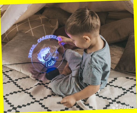 Cветильник ночник на подарок (детский)