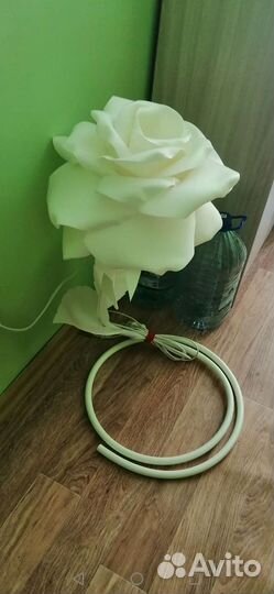 Светильник роза из изолона