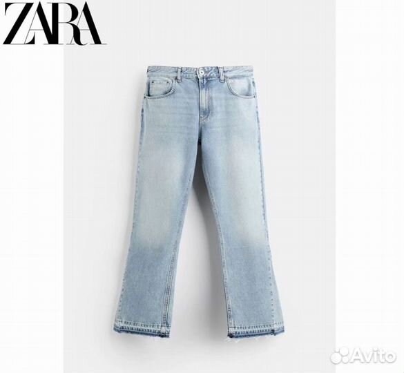 Джинсы zara клеш