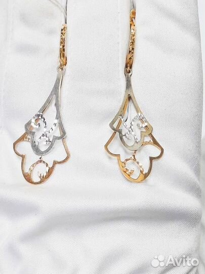 Золотые серьги