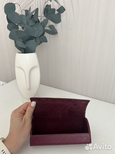 Футляр для очков кожаный