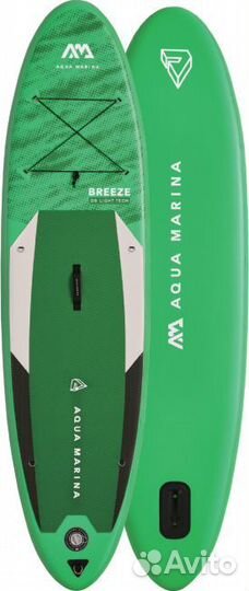 SUP-доска надувная с веслом aqua marina Breeze