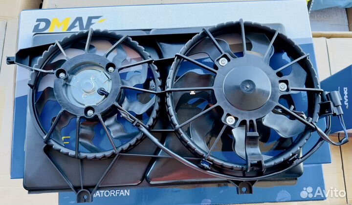 Элeктpовeнтилятоp oxлаждения Наlla Пpиоpа