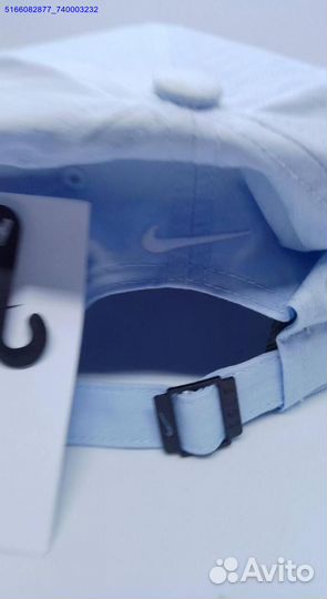Бейсболки nike бело-голубые (Арт.25946)