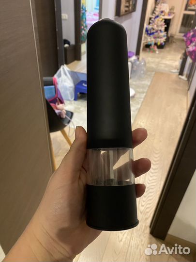 Автомельница для соли/перца на батарейках