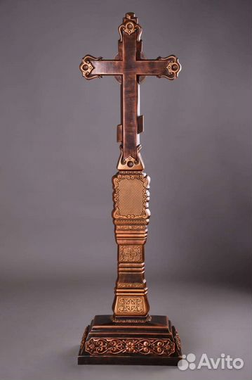 Крест надгробный литой