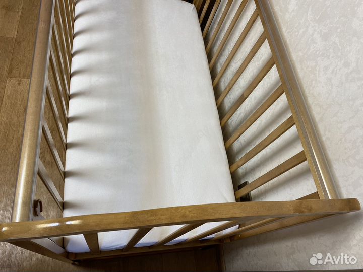 Детская кроватка Можга(Красная Звезда) с маятником