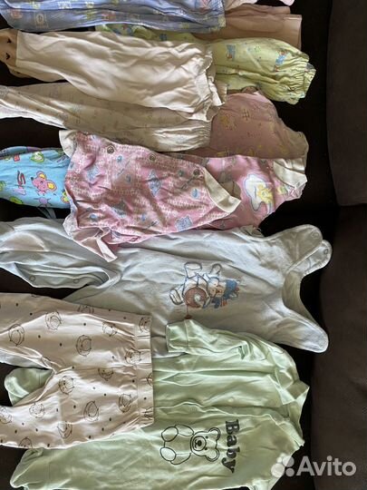 Детские вещи от 0 до 3 мес пакетом