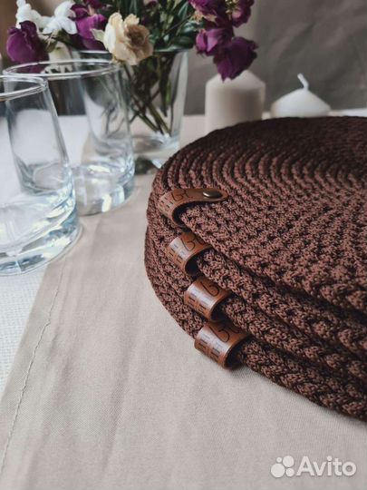 Салфетки сервировочные, подставка под посуду 30см