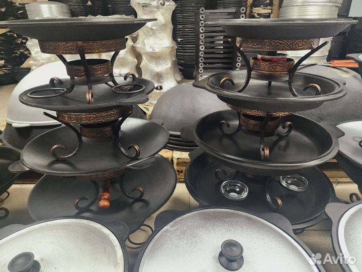 Садж чугунный с клеймом