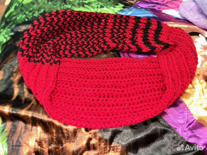 Женский шарф и шапка набор