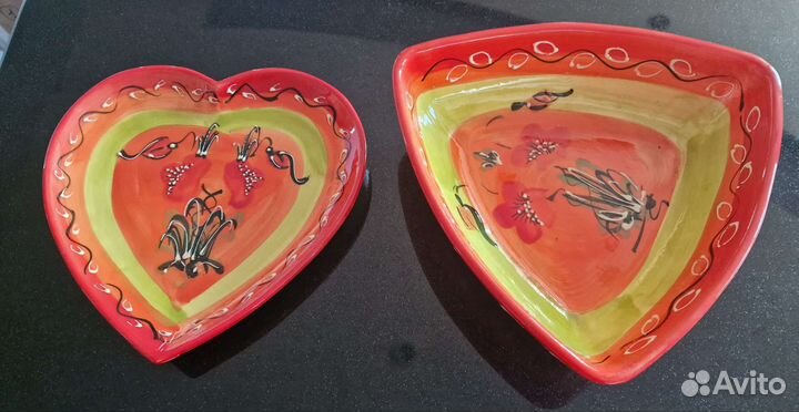 Керамика (майолика) тарелка/ салатник