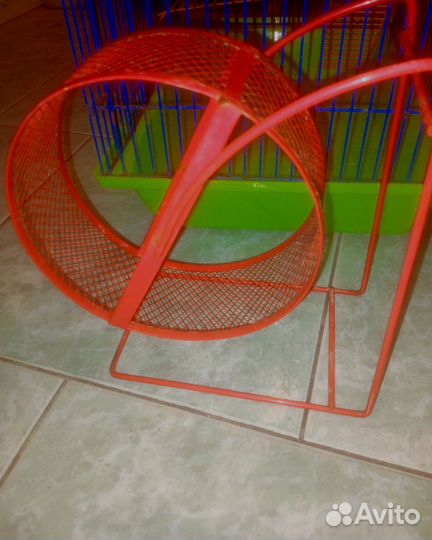 Продам клетку и колесо для грызунов