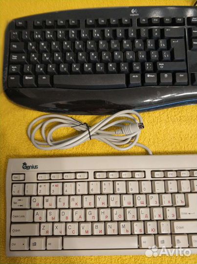 Клавиатура PS/2. 2 штуки