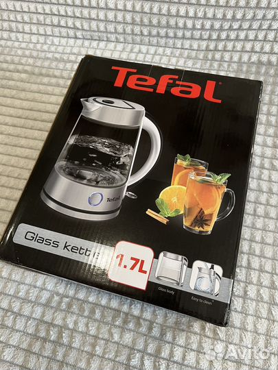 Чайник электрический Tefal новый 1.7 л