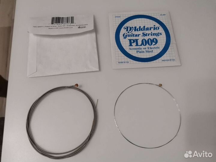 Струна D'addario. 057 (седьмая)