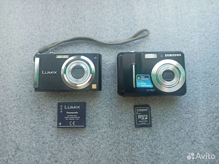 Samsung D760 и Panasonic DMC-FS3