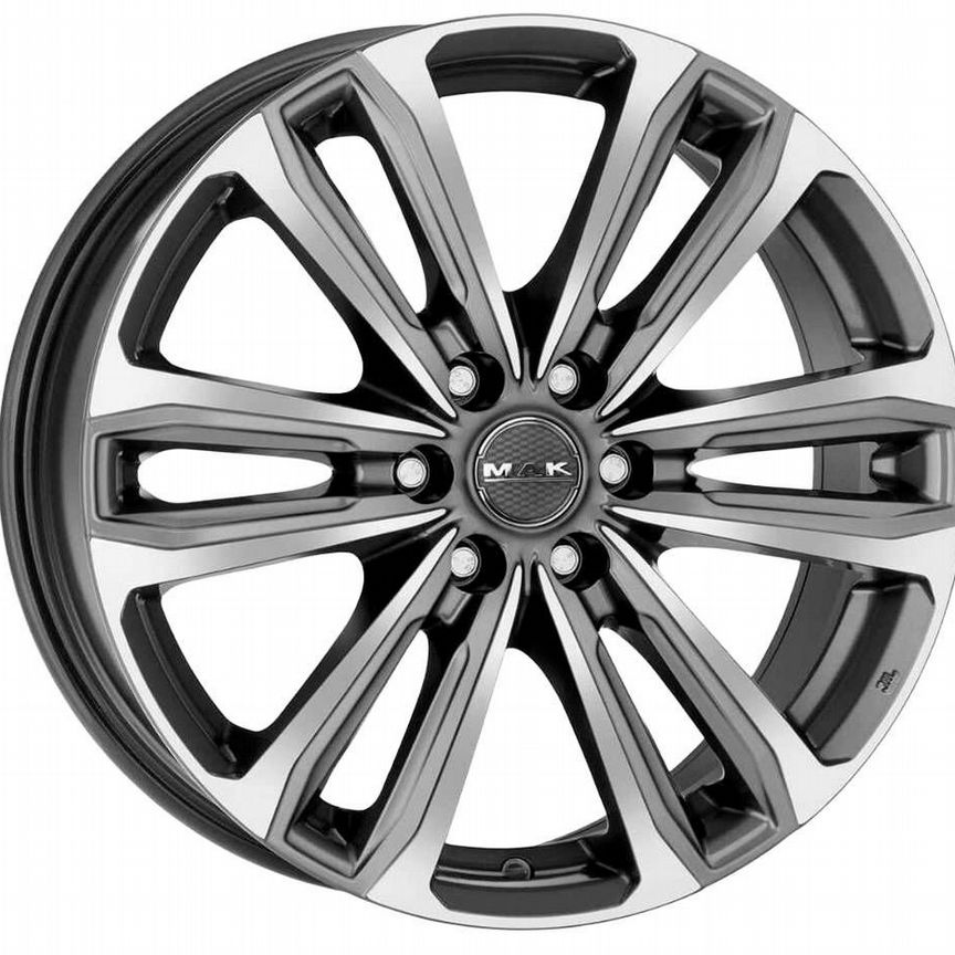 Диски Mak Safari 6 8x18 6x139.7 ET20 D98 Gun Metal Mirror Face
